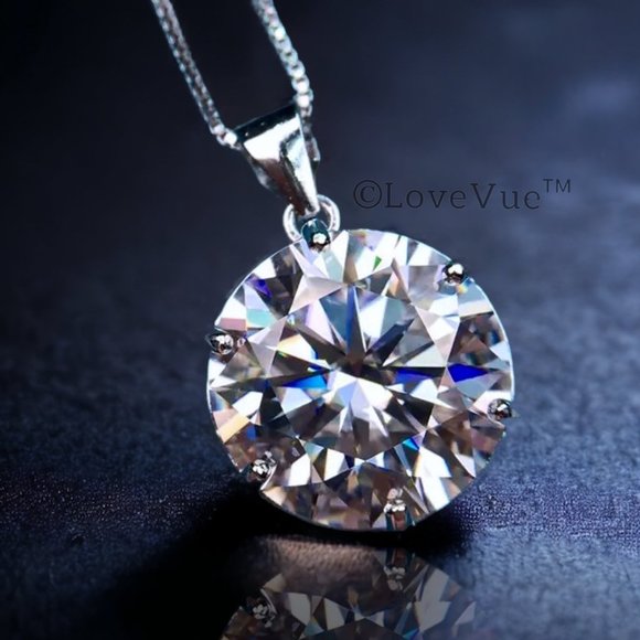 Jewelry - Certified 10ct. t.w. Diamond Solitaire Brilliant Cut Necklace
